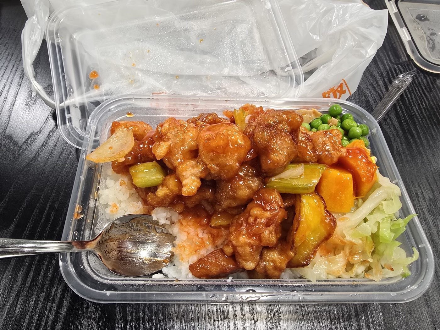 A close look at the food